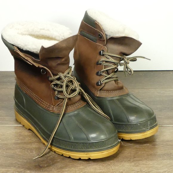 Kamik Wool Lined Duck Boots Men's‎ Size 7 - Picture 1 of 8